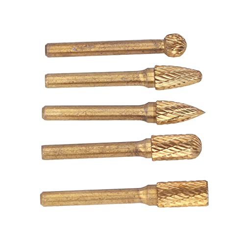 Set de 5 fresas de carburo de tungsteno para esmerilado miniatura 2