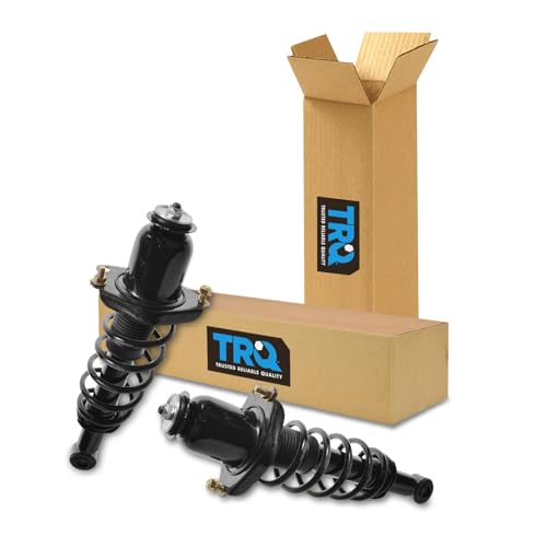 Image of TRQ Rear Driver and Passenger Side Strut and Spring Assembly Set Loaded