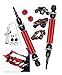 RCMYou Drive Shaft CVD Upgrades Part for 1/10 Rustler VXL 4X4 4WD Stampede VXL Hoss VXL Slash Platinum/Slash Ultimate/Slash VXL 4x4,2pcs Front Hop-Ups Driveshaft (More Strength) Red
