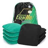 EunHo Dual Sided Cornhole Bags Regulation Set of 8 Professional Cornhole Bean Bags Slick and Stick for Tossing Game-All Weather