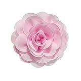 Broche à revers florale en forme de fleur de rose délicate pour un pull, une robe, un chapeau, des cheveux, un sac.