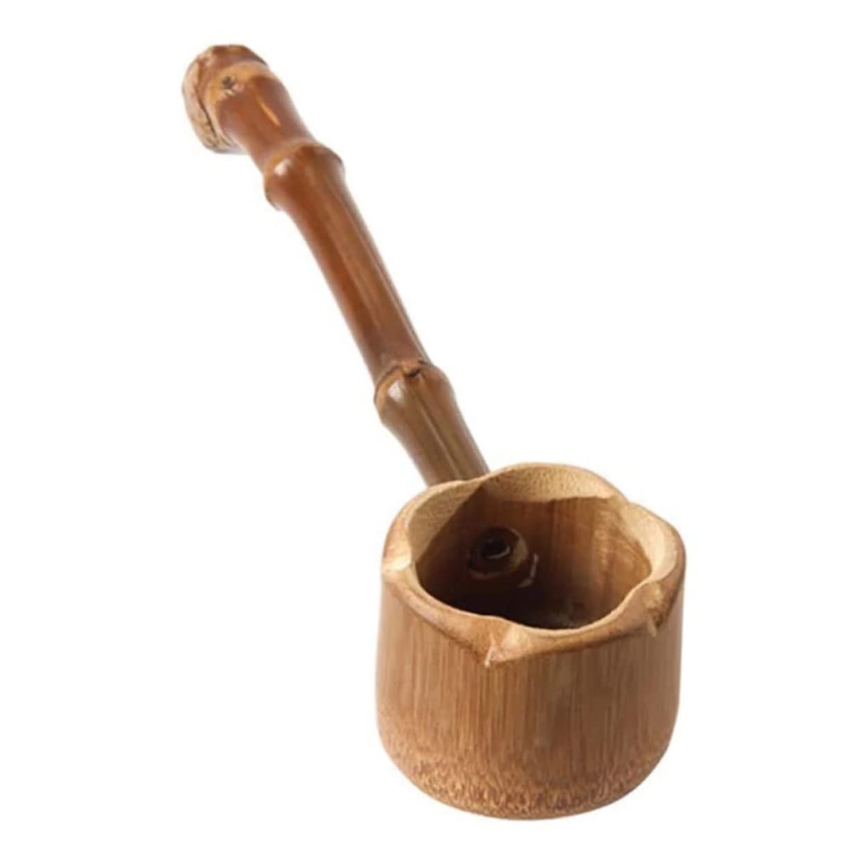Unomor Cup Ladle for Tea Bamboo Tea Spoon Scoop Long Handle Comfortable to Hold