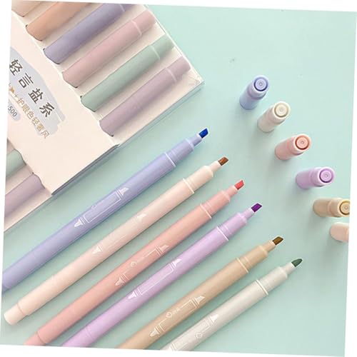 Stylos marqueurs fluorescents pastel Housoutil pour notes et journal | 36 pièces