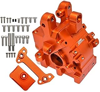 Aluminum Front Or Rear Gear Box For Arrma 1:5 KRATON 8S BLX-ARA110002 / KRATON EXB Roller-ARA5208-34Pc Set Orange