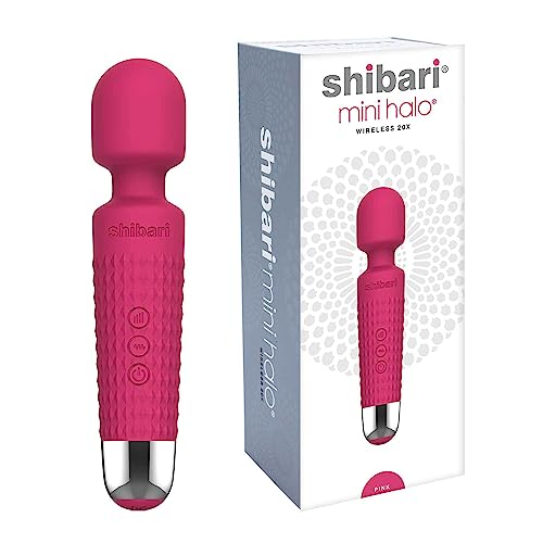 Shibari Mini Wand Vibrator Massager Pink