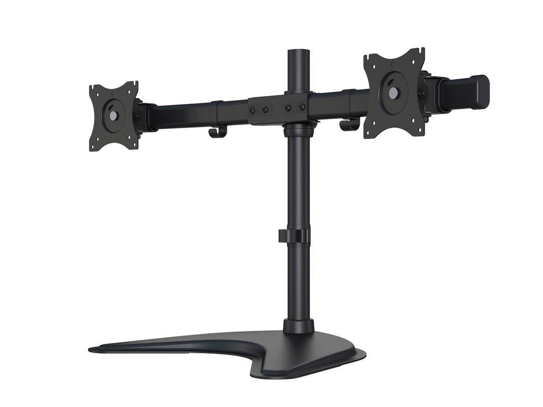 HAGOR M Table Mount KB – Braccio Doppio Per Monitor Da 33 A 68 Cm, Inclinabile E Girevole, VESA 100x100, Portata 2x10kg - 5