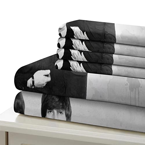The Beatles Ensemble De Literie De 3D , Ensemble De Housse De Couette en Microfibre Confortable Et Doux De 3,Fermeture… - Les Beatles, Paul McCartney, John Lennon, RIngo Starr, George Harrison The Beatles Ensemble De Literie De 3D , Ensemble De Housse De Couette en Microfibre Confortable Et Doux De 3,Fermeture… – Image 6