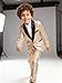 Red Boys Sequins 2 Piece Suit Boy Fashion Suits Sequin Pageant Formal Tuxedo Prom Party Dance Performance Size 3
