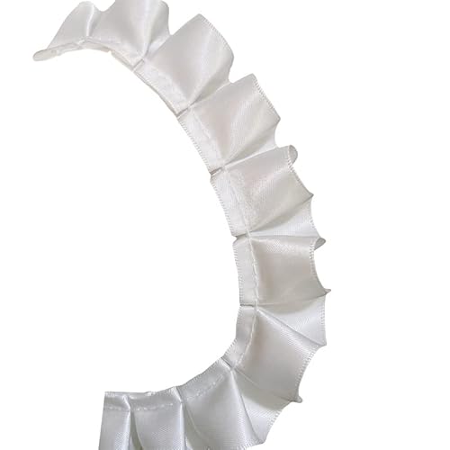 Ribbon Silk Lace 3 Yards Vintage Ribbon Cotton Lace Ribbon Craft Lace Crochet Sewing Lace For Gift Package Wrapping, Bridal Wedding Decoration, Scrapbooking Supplies (White) (White) #TOP1