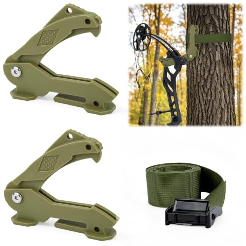 Image of Saddle Hunting Bow Hanger Kit, Tree Bow Hangers with Gear Strap