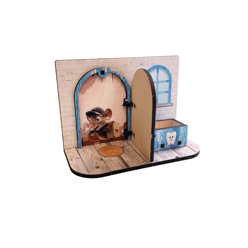 MADERCLIP Magic Door Ratoncito Perez (Blue), 13.5 x 6.5 x 9 cm - Image 2