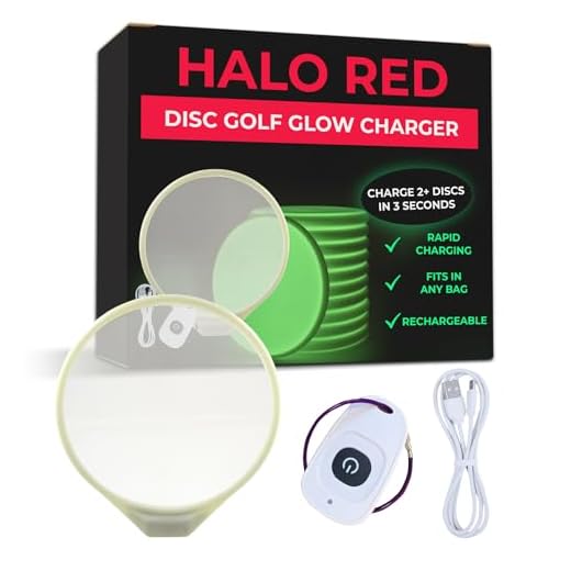 Halo Red Disc Golf Glow Charger