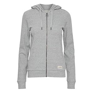 OXMO OXLova Damen Sweatjacke Kapuzenjacke Hoodie mit Kapuze