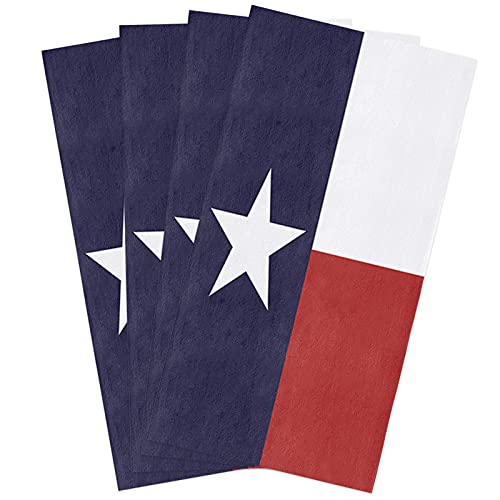 Axmsyun Kitchen Towels Set Of 4 Texas Flag Star Absorbent Dish Towels White Blue Red Lightweight Tea Towels Soft Hand Towels Dishcloths Sets Decorative For Home/Bar/Bathroom #TOP7