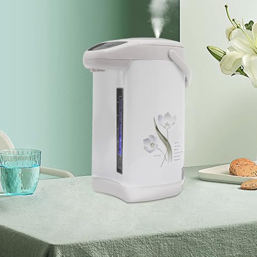 Tetera eléctrica comercial 4L acero inoxidable blanca miniatura 6