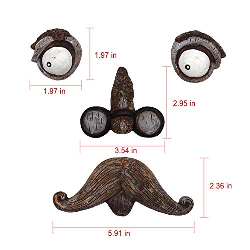 Htoor Old Man Tree Hugger, Garden Yard Art Decoration And Outdoor Tree Hugger Sculpture Whimsical Tree Face #TOP2