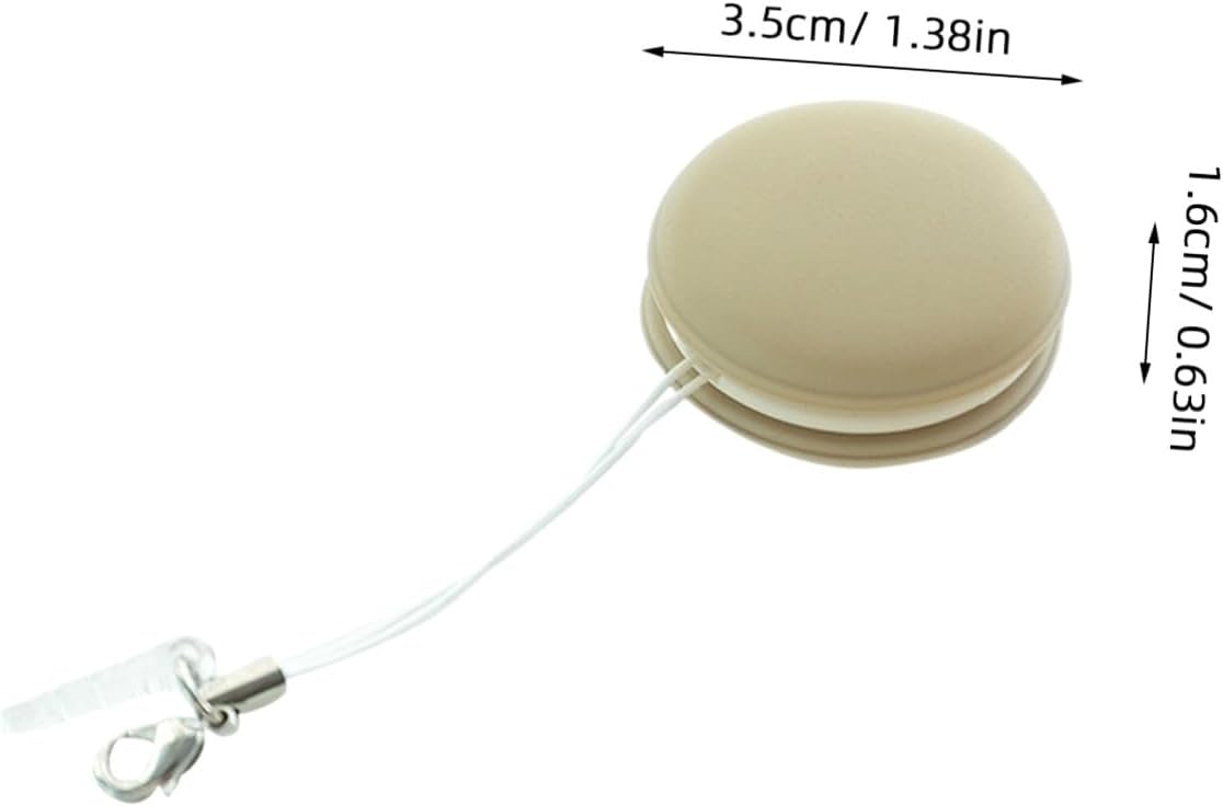 2pcs Macaron Shape Lens Wipes for Glasses Phone Computer Screen Double-Sided Microfiber Cleaner Easy to Use Attachable Design