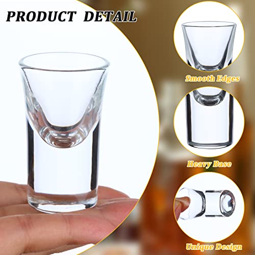 Ioffersuper 36-Pack Shot Glasses Set, 10Ml/0.338 Oz Mini Shot Glasses With Heavy-Duty Base, Mini Wine Glasses For Whiskey Drinking Games, Thickness Glass #TOP2