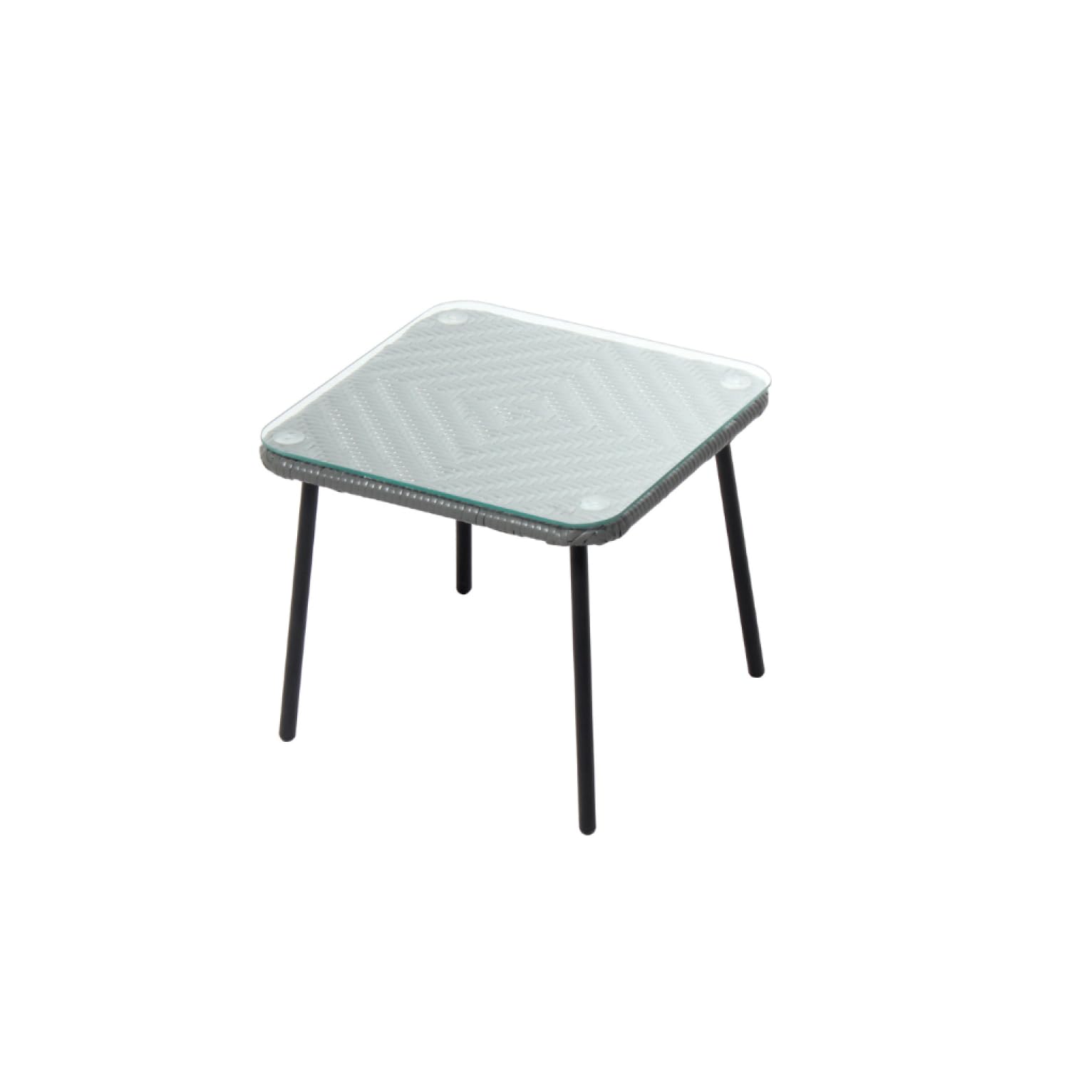 Ensemble Bistrot Acapulco 2 Fauteuils Oeuf Gris Foncé