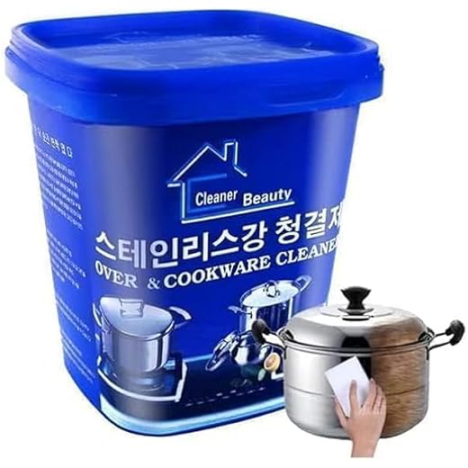 Cookware Cleaner Powder Stainless Steel Cleaner & Polish f