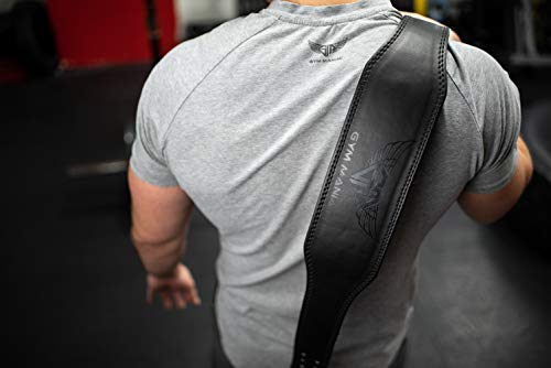 Gym Maniac GM Weight Lifting Belt for Men and Women - Adjustable Exercise Equipment for a Better Gym and Training Workout - For Safer Squats, Deadlifts, Powerlifting and More - Heavy Duty Grade - Thumbnail 4