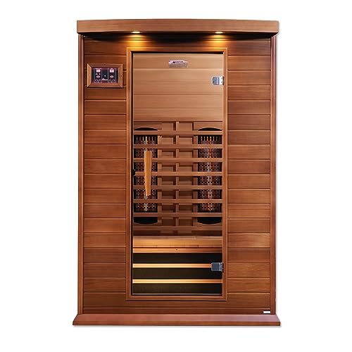 Maxxus Sauna MX-M206-01-FSCED 2 Per Full Spectrum Near Zero Emf Far Infrared Carbon Canadian Hemlock Sauna thumb #1