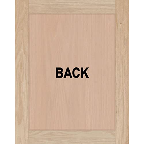 Kendor Unfinished Oak Shaker Cabinet Door 24H X 19W #TOP1