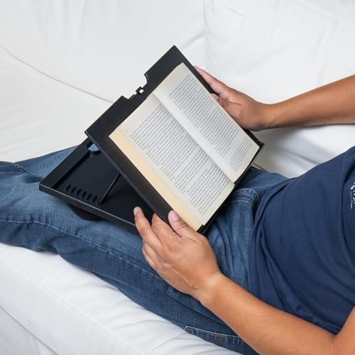 image for Mind Reader Lap Desk Laptop Stand, Bed Tray, Collapsible, Portable, Do