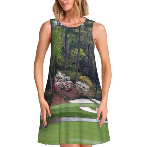 Robe d'été parcours de golf pour femme : look t-shirt ample décontracté chic pour les beaux jours