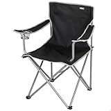 AKTIVE Silla Plegable Camping, Estructura Acero, Asiento poliéster,...