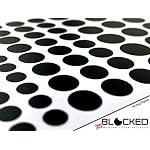 BLOCKED Original Vinyl Webcam Cover Stickers | Restickable & Stackable Privacy Covers | for All Camera-endable Devices | 5-Sizes | 95 Black (Muted Matte) - Image 5