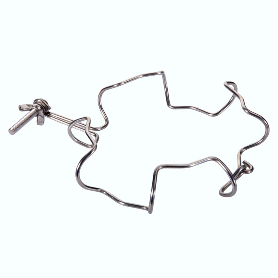 Two Necks Glass Reactor 24/40 Round Bottom Lab Reaction Kettle 2 Necks,Lid & Steel Clamp (20000ml)