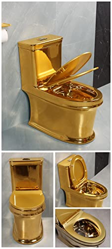 Inodoro de Doble Descarga para Hotel, Altura Universal Silencioso, Inodoro Cerámico Sifónico para Baño en Casa, 350mm y 400mm miniatura 4