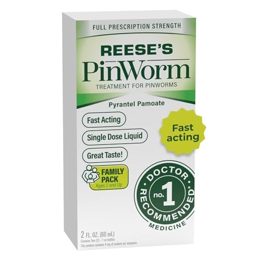 REESE'S PINWORM Medicine Liquid for Entire Family, Full Prescription Strength, 2 Oz