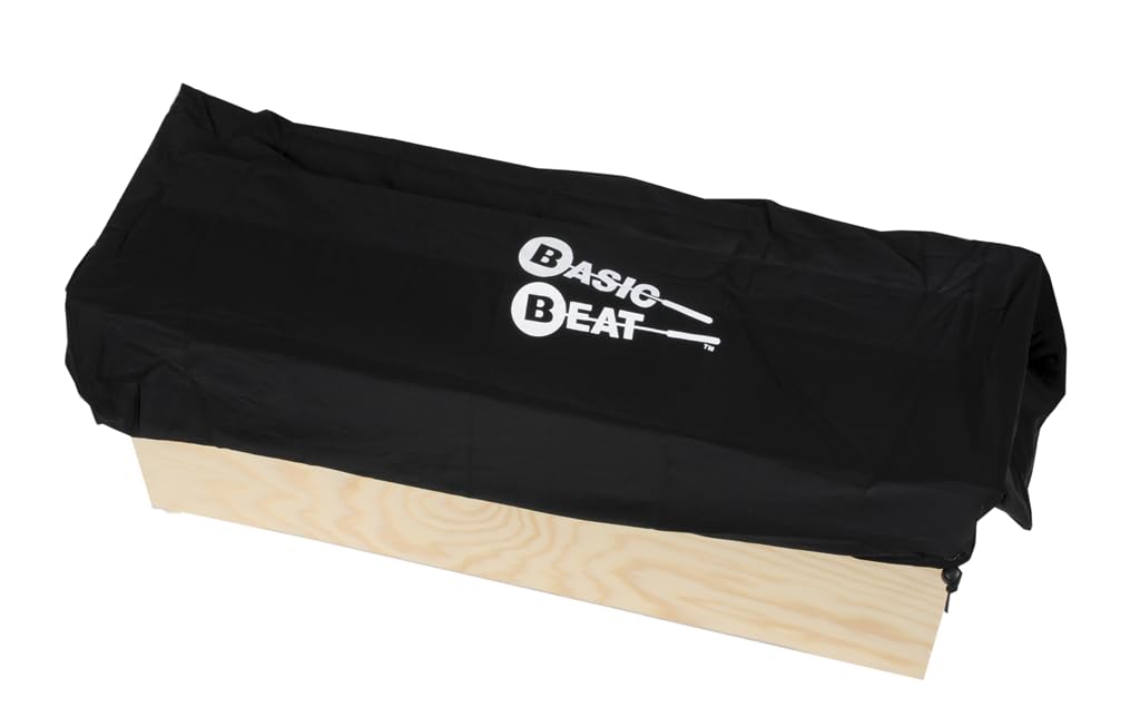 Basic Beat BBOCAT Alto Xylophone and Metallophone Dust Cover, Lycra Spandex Orff Instrument Cover with Red Stitching