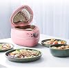 Rice Cooker 1.8L - Heart-Shaped Design, Non-Stick Pot, 300W for 1-3 People, Perfect for Quick & Convenient Cooking