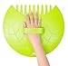Gardenised Pair of Leaf Scoops, Hand Rakes for Lawn and Garden Cleanup (QI003286),Green