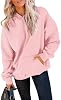 TICTICMIMI Sudaderas con capucha para mujer, lindas, forro polar, bolsillo canguro, 60% algodón, suaves, holgadas, oversize, para otoño/invierno, casuales, uso diario 2