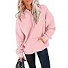 TICTICMIMI Women’s Hoodies Sweatshirts Cute Long Sleeve Tops Loose Fleece Pullover Shirts with Pocket