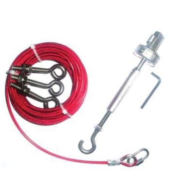Kit installation galvanisé 100 m abb-entrelec linestrong évite usure rupture câblage