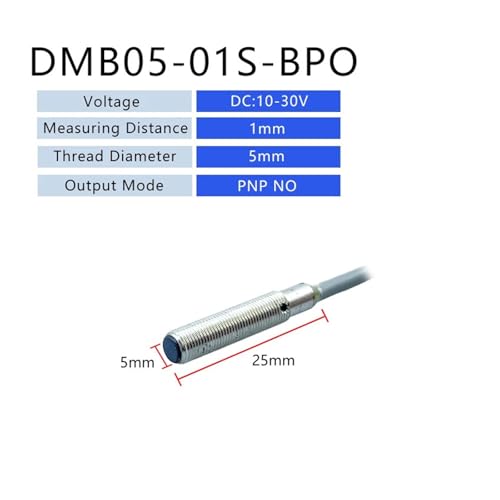Capteur de proximite inductif M4 automatisation robotique impression 3D 1mm - 3