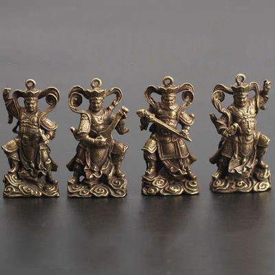 Statue de Bouddha en bronze antique aux finitions acier doré rétro