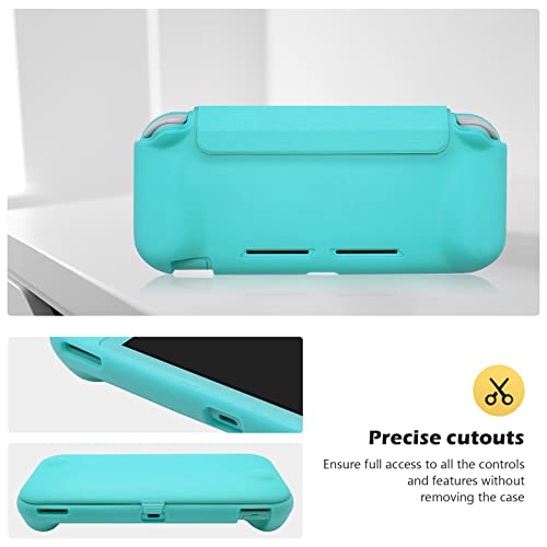 Image of ProCase Flip Cover for Nintendo Switch Lite with 2 Pack Tempered Glass Screen Protectors, Slim Protective Case with Magnetically Detachable Front Cover for Nintendo Switch Lite 2019 -Turquoise.