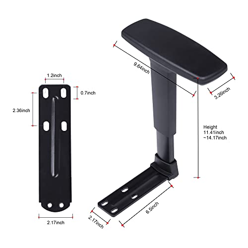 Frassie Height Adjustable Chair Armrest Pair Replacement 3D by Frassie - Image 2