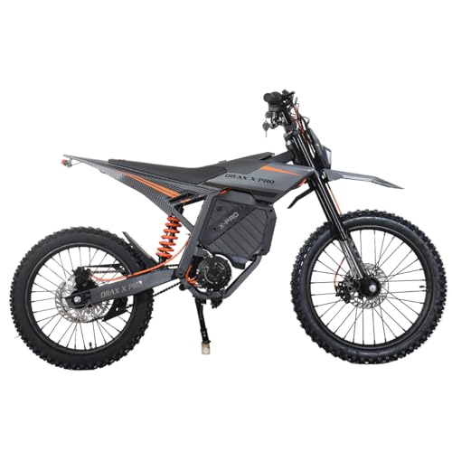 X-PRO Electric Dirt Bike 5000W – Teens & Adults Off‑Road E‑Bike with 55+ MPH Max Speed, Long Range Removable Battery, Du - Detailed View
