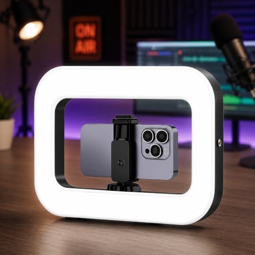 Ring Light Profissional e Suporte para Celular – Kit Iluminação L...