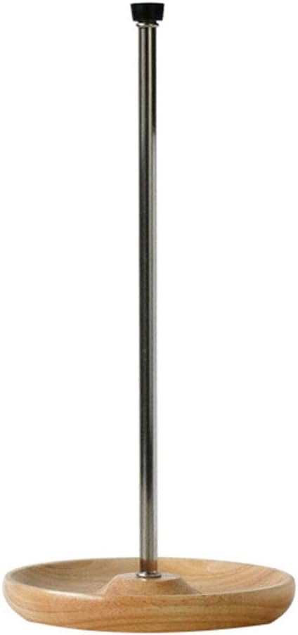 Wine Decanter Drying Stand with Silicone Head to Avoid Scratches-Detachable Shelf Decanter Rack Holder with Wooden Drip Catching Base, Decanter and Wine Glass NOT Included - Image 4