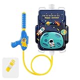 Pesoncarl Squirter de Agua para niños, Mochila de Agua, Pistola, Juguetes de Chorro con Tanque de 1300ML para Piscina de Playa de Verano para niños, astronautas, Piscina