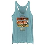 Imprimé aux États-Unis. Star Wars - Disney Eyes of The Republic Chemise, Tahiti Bleu, L Femme