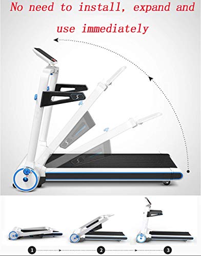 Image of Folding Treadmills Multifunctional Folding and Free Installation Treadmill, Multifunctional Portable Mechanical Treadmill
